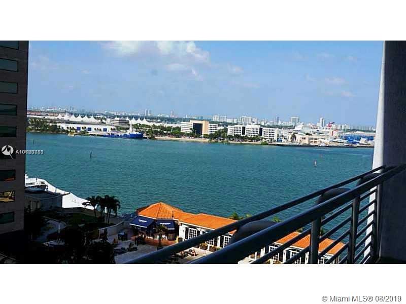 Spacious one Bedroom unit in Brickell with views to the bay and the pool. Centrally located walking distance to metro-mover station. Stainless steel appliances, balcony and washer and dryer inside unit.