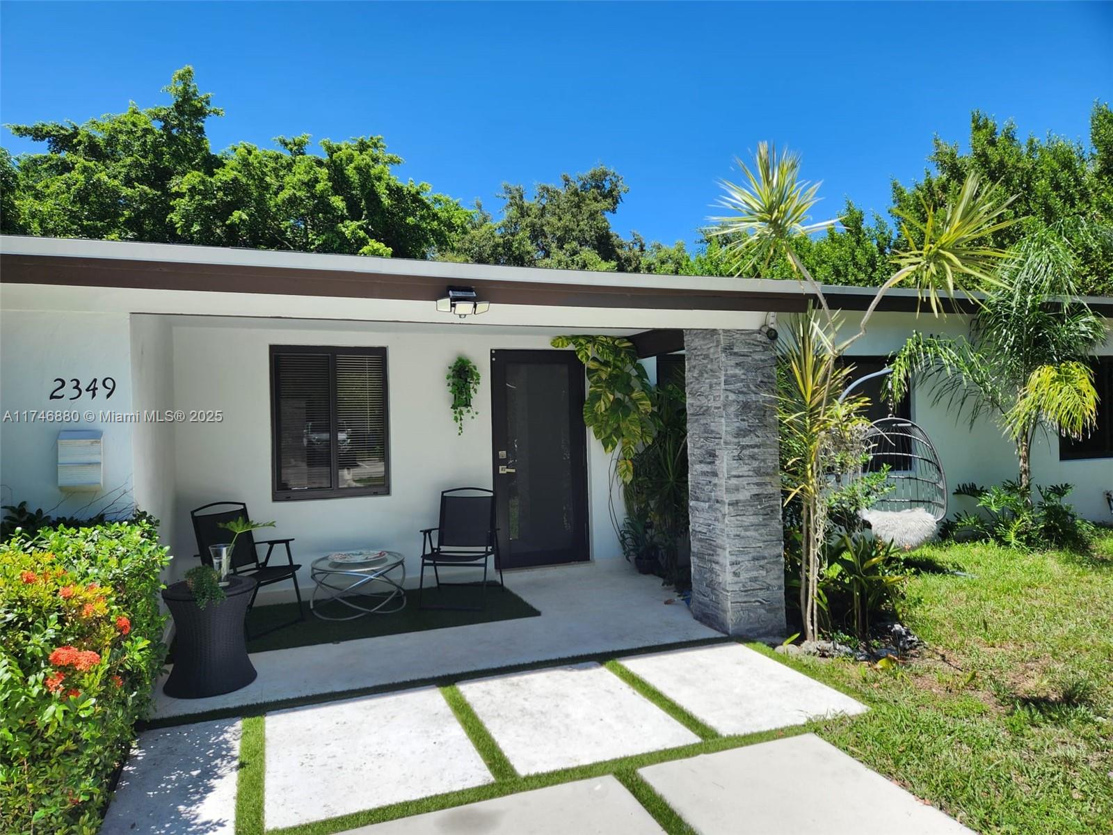 Must see! Beautiful house, amazing location. Totally renovated. New impact windows and doors and late 2023 Roof. 4 bedrooms and 3 bathrooms. Updated kitchen with nice laundry room. Modern driveway with plenty space for your visitors. Marble floors, no ceiling popcorn and new LED lights all around. Huge patio with room for entertain. Alley on the back provides extra privacy and another access to the property. Next to Greynolds Park and close to Aventura Mall, Turnberry Golf, Aventura Hospital, Sunny Isles Beach and Oleta River Park.