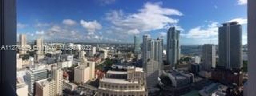 Location Location Location ! BREATHTAKING VIEWS of Inter Coastal and beautiful Downtown skyscrapers. Luxury Living in the Hearth of Miami. Beautiful Sunrises!. Open Floor loft, High Ceiling, Bright, beautifully furnished and fully equipped. Just bring your tooth brush!  one of the newest building in Downtown Miami, Energy smart appliances, Italian cabinetry, dishwasher, Washer/Dryer In Unit. Upgraded epoxy flooring, dressed walking closet, black out blinds and rain massage shower in the modern bathroom. Lovely open terrace. First class Amenities: Rooftop pool, Gym, Lounge, Valet 24/7. 2 blocks from Bayfront Park, Metro mover, WholeFoods  and more ..easy access to main highways .
For showings call LA and use Showing Assist