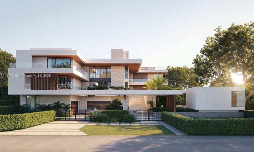 Future Home of 921 NE 73rd Street – Designed with Intention. Inspired by Nature. 
An exceptional development opportunity awaits in the exclusive, guard-gated community of Belle Meade. Plans have been submitted for a breathtaking new residence offering over 10,000 SQFT under A/C and more than 14,000 total SQFT of construction. The land will be delivered fully approved and shovel-ready, making it the ideal launchpad for your dream estate. Set on an expansive 15,930 SF lot with an impressive 135 FT of frontage, this property provides a premier foundation for a bold architectural statement. In Miami’s MiMo District, minutes from the Design District, Wynwood, and top dining. Whether following your own vision or the plans in place, the opportunity to create something extraordinary is yours.