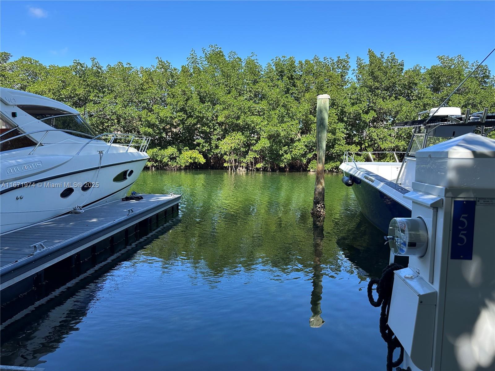 Welcome to Slip 55 at Mystic Pointe Marina in Aventura, FL! This prime boat slip offers easy access to the Intracoastal Waterway and the Atlantic Ocean, perfect for all your boating adventures. Enjoy fantastic amenities like a full-service marina, 24/7 security, tennis courts, and great dining options. Plus, Mystic Pointe offers onsite washers and dryers, showers, a ship store, and more. Slip 55 can accommodate boats up to 40 feet and includes access to water, wifi and 1 unassigned parking space. Other services such as valet parking, boat cleaning, and maintenance are also available. Don't miss out on this amazing opportunity.