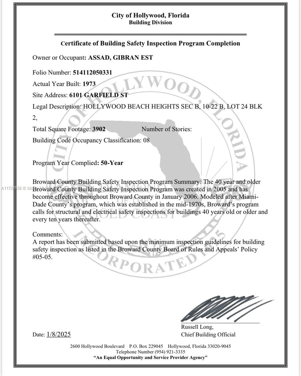 HOLLYWOOD BEACH HEIGHTS S - Residential Income