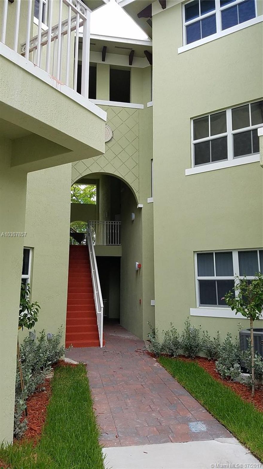 Bright brand new construction, close to major highways, READY TO MOVE-IN. Two-story 3/2.5 spacious condo, model Amanda. Stainless steel appliances, energy efficient central AC, large closets, two parking spaces assigned, terrace, and security guard.