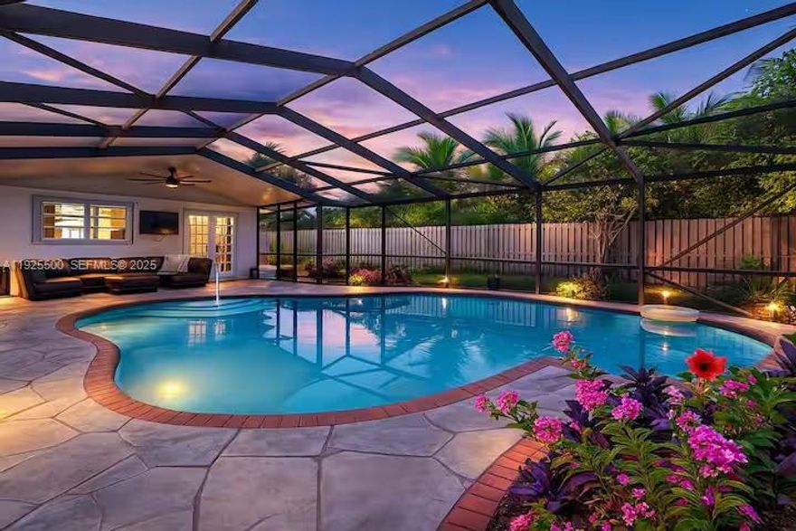 Welcome to Your Tropical Oasis! Beautiful 3/2 home featuring a private screened-in pool, a spacious covered outdoor entertaining area, and a large fully fenced backyard—perfect for families and pets. Located in a quiet, family-friendly neighborhood, this home offers the ideal blend of comfort and convenience. No HOA. Rent includes landscaping & pool maintenance. 
Just minutes from the beach, top dining, shopping, and entertainment. This property is a licensed Airbnb, available for short-term or long-term rentals. Offered furnished exactly as shown in photos or unfurnished—same price, your choice.