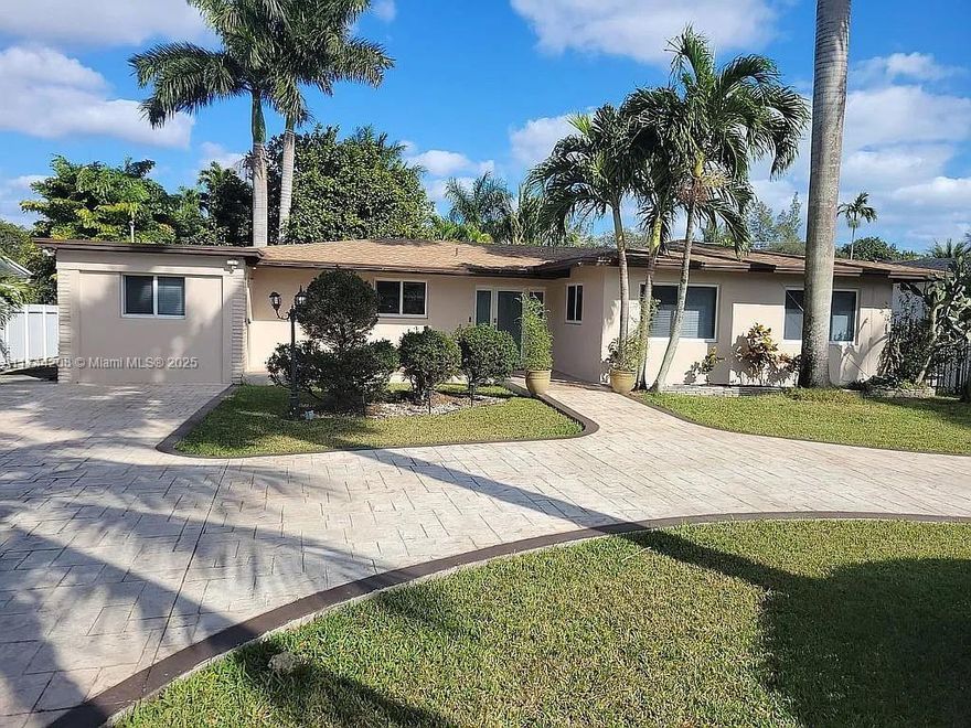 Don’t miss out on this beautiful, waterfront 4 bed / 3 bath home located in the desirable Biscayne Gardens neighborhood. The home features Impact windows and doors throughout for added comfort and protection. It has a fully fenced yard with patio and summer kitchen where you can relax and enjoy the canal views. Bathrooms have been newly remodeled. Roof and A/C recently upgraded.