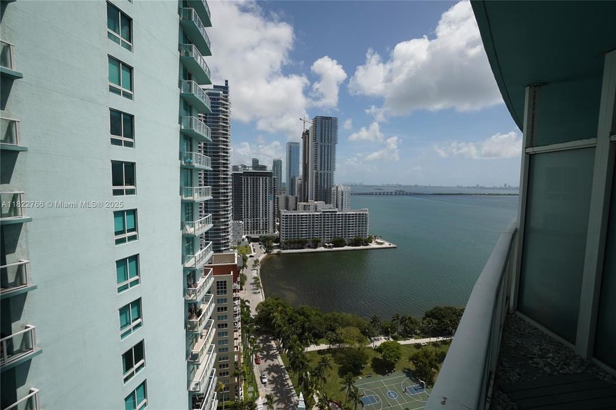 Beautiful Quantum On The Bay With an amazing views, high floor, and awesome location just steps from the waterfront park and inter coastal. Includes parking and laundry. Remarkable location. Truly a must see.