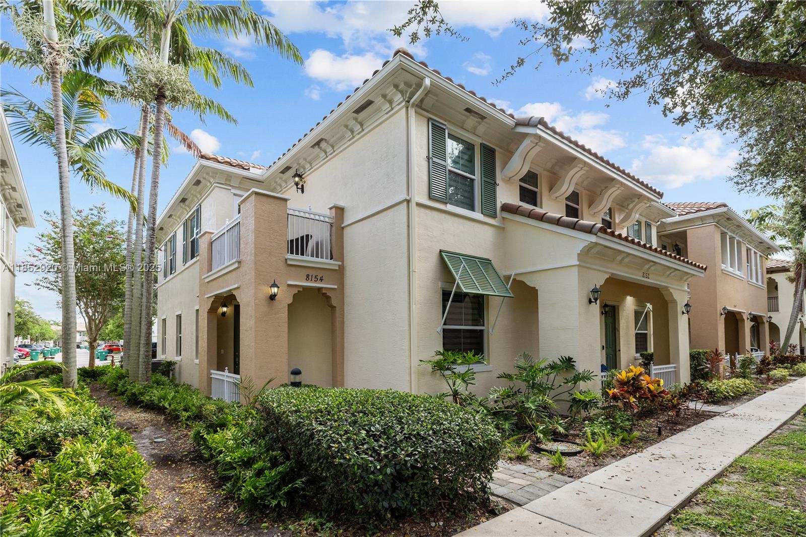Gorgeous corner townhouse in move-in condition! This 2-bedroom, 2-bathroom plus loft features an open floor plan, high ceilings, impact-resistant windows, stainless steel appliances, granite countertops, and a spacious laundry room. The primary bedroom offers a custom California closet. Enjoy a private entrance and 2-car garage. Located in Monterra, a resort-style gated community in Cooper City with pools, clubhouse, gym, tennis, basketball, kids’ park & dog park. A+ schools and an excellent location near major highways.
