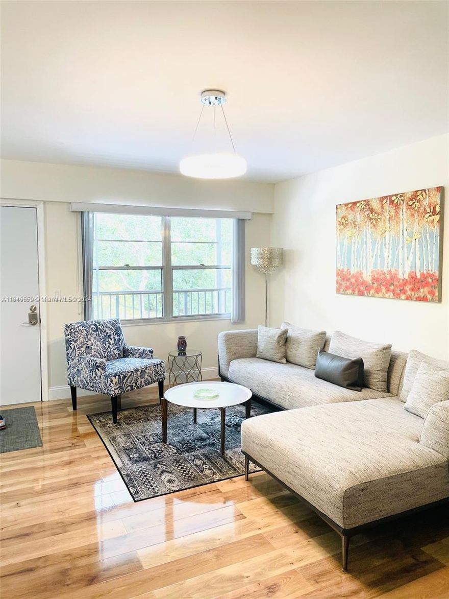 TURNKEY 2/1.5 CONDO IN CENTURY VILLAGE, PEMBROKE PINES!
This fully remodeled top-floor condo in New Hampton II at Century Village offers peaceful pond views and stunning sunrises from the balcony. The 2-bed, 1.5-bath unit features a brand-new walk-in shower with a lifetime warranty, ample closet space, and newly tiled floors in the kitchen and bathrooms. No popcorn ceilings! Upgrades include waterproof wood-based flooring, quartz countertops, new cabinetry, and stainless steel appliances. Enjoy walking paths, a pool just steps away, and assigned parking near the elevator. 24-hour security and a prime location minutes from I-75, Pembroke Gardens Shops, and restaurants complete this resort-style living experience in a gated 55+ community. Investors are welcome!