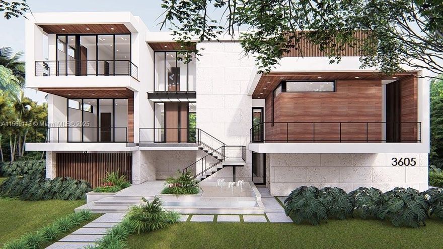 Welcome to an exclusive pre-construction opportunity in Coconut Grove to be completed 5/2026. Designed by Pacheco Architecture and developed by Opus Development with interiors by Opus Design, this two-story contemporary home is set to be completed by May of 2025. The home will feature 6,500 square feet with six bedrooms, six full bathrooms, two half baths, spacious living areas, an open-concept kitchen with Wolf appliances / sub zero and top of the line finishes , 3 car garage  elevator shaft, backup generator, and BBQ areas, all blending minimalist design with indoor-outdoor living Home is situated on a very private no through  street in South Coconut Grove and just minutes to Downtown Coconut Grove and Coral Gables . call for hardhat tour or more info  .
