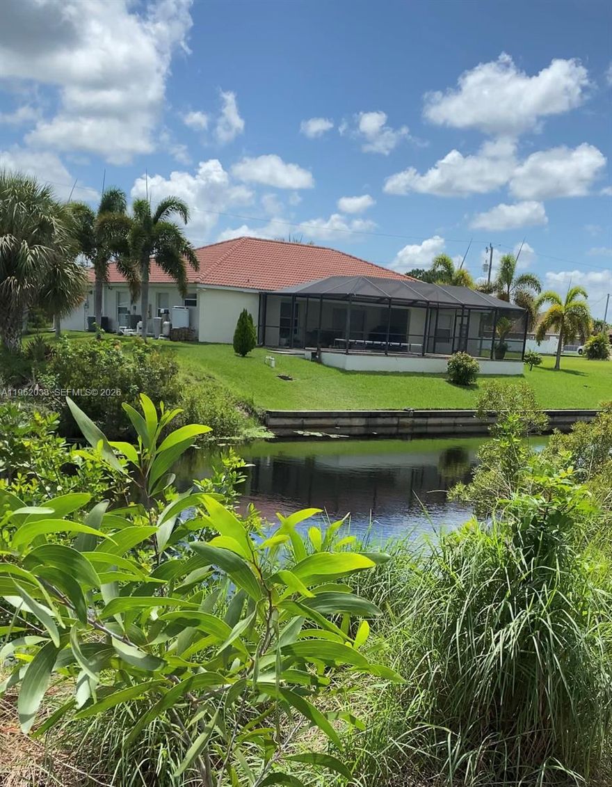 beautiful lot with water access.