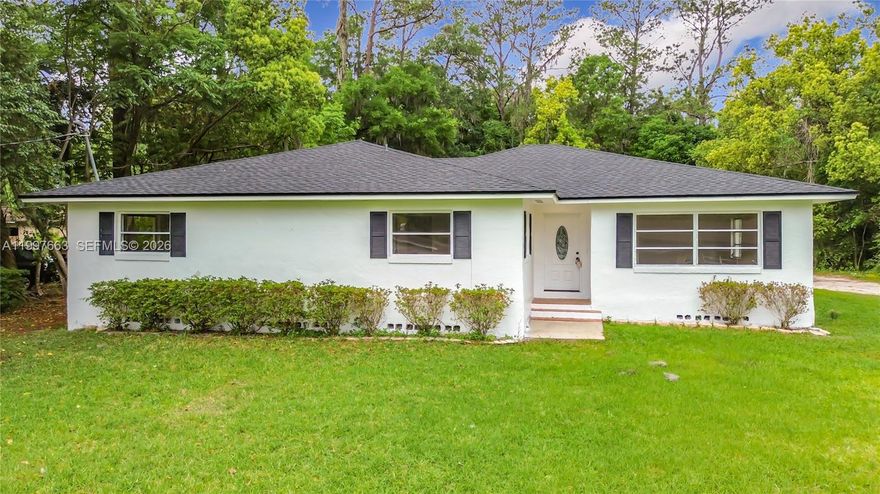 Enjoy Florida living in this beautifully updated 3-bedroom, 2-bath home, featuring an inviting interior with bright natural light, modern finishes, and a comfortable open layout. The home is complemented by large windows and stylish updates throughout.
Outside, relax and entertain in your backyard oasis. The pool has been refinished and features a new deck, making it ready for year-round enjoyment. Additional outdoor living space includes a brick fireplace area—perfect for gatherings and quiet evenings.
Recent improvements include a brand new roof, giving you peace of mind and added value.
This home offers privacy, space to enjoy, and move-in-ready appeal.
         • 3 Bedrooms | 2 Bathrooms
 • In-ground swimming pool (refinished)
 • New pool deck
 • Brand new roof
 • Updated interior finishes
 • Bright rooms with large windows
 • Outdoor living area with fireplace