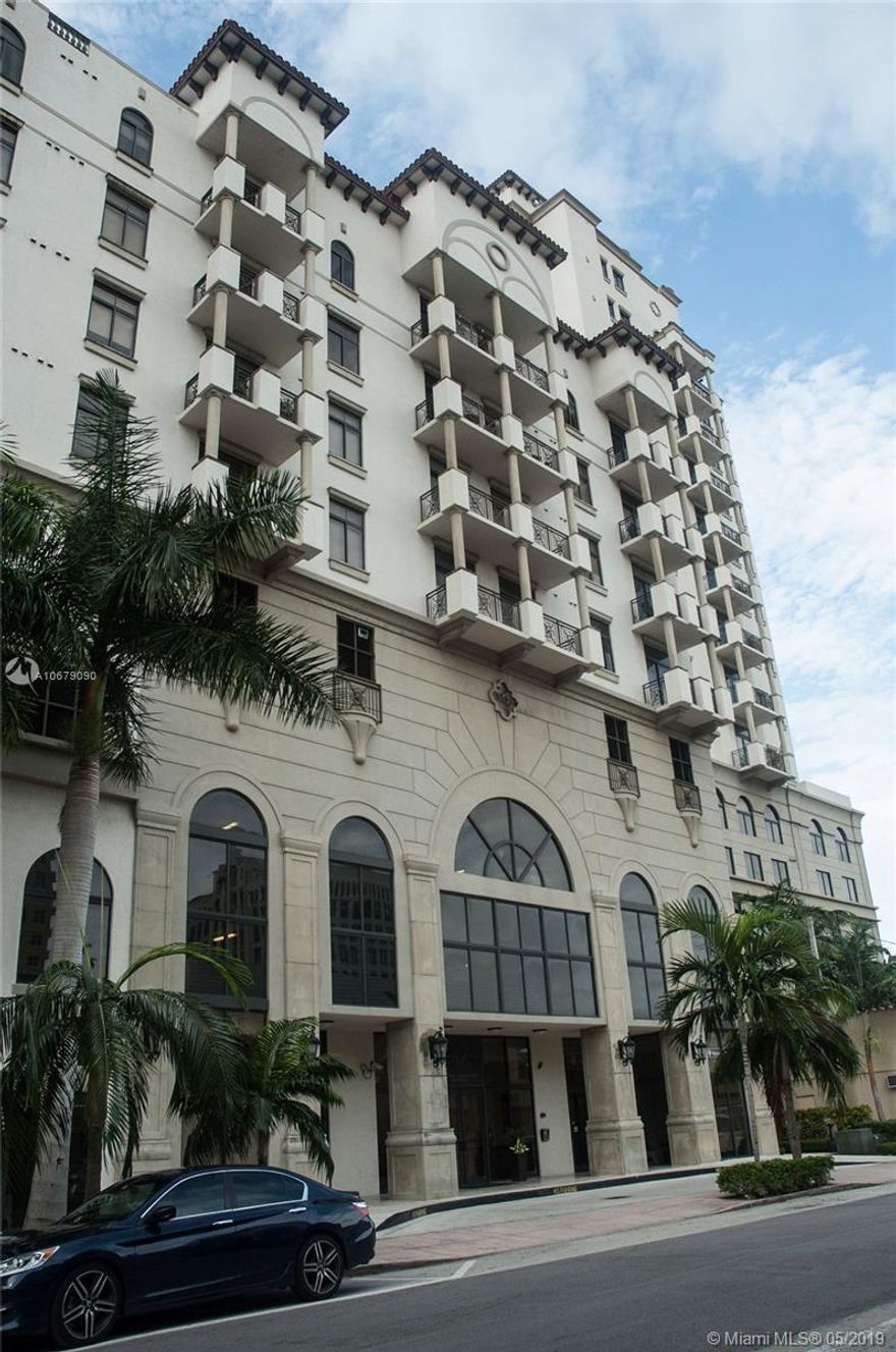 Beautiful 2 bed/2 bath residence in Coral Gables with 11' ceilings, carpet throughout, tile in bath & kitchen, 1 assigned parking space, elegant lobby, concierge, and security. Fabulous amenities, large community pool, fitness center, game room and private club-room. Ponce Tower is located adjacent to coral gables elementary. Centrally located with the Gables trolley stop right in front of the building, walking distance to downtown coral gables for all your shopping, dinning, and entertainment needs, minutes from US1 and major highways.