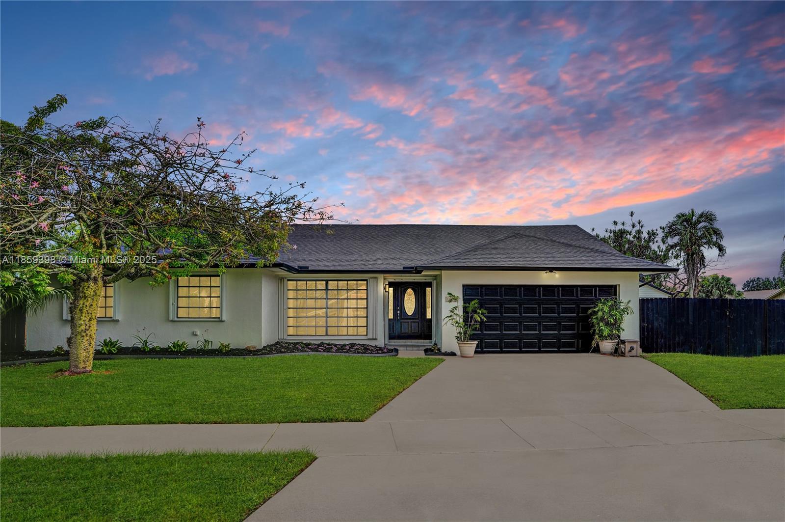 Welcome to this 4-bedroom, 2-bathroom home nestled in the desirable & peaceful Deerwood neighborhood. Inside, you’ll love the vaulted 10ft ceilings, living room, formal dining room & family room - this home offers space for both relaxation and entertaining. The Primary Suite features an en-suite bath and walk-in closet. Recent updates include roof/gutters (2025) & A/C (2024). The home sits on a generous 9,600 sq. ft. fenced lot, perfect for outdoor activities, pets & future enhancements. Ideally located near parks, shopping, dining, supermarkets, clinics, Miami Zoo, and more, plus convenient access to the Turnpike, US-1, and Tamiami Airport for easy commuting. HOA $60 per year + no approval required. Don’t miss this opportunity to own a spacious home in a prime location. Pets on premises