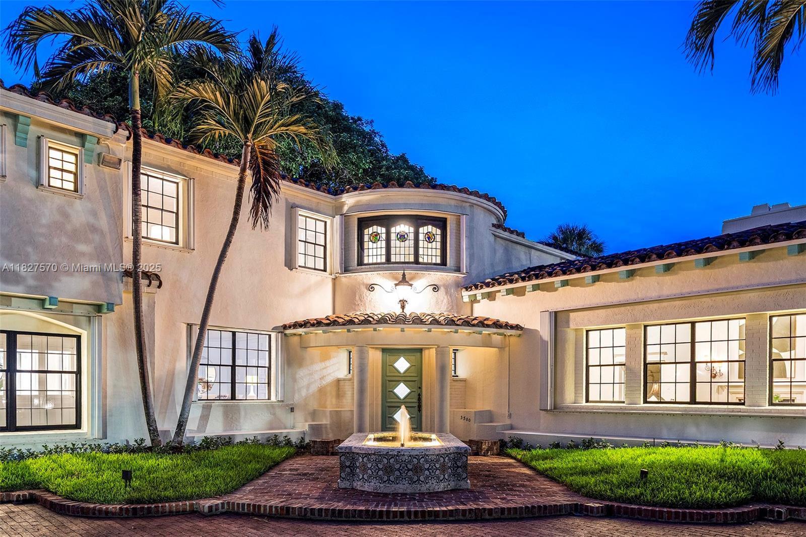 Stunning mediterranean mansion exuding elegance and beach vibes in the heart of Miami Beach. Designed by acclaimed architect Carlos B. Schoeppl, this recently updated 6BR, 5BA home is marked with striking original details, living room with cathedral beamed ceilings, fireplace, entertainment room with an oak bar, library with soaring ceilings and masterful craftsmanship. Approx. 16,900-SF corner lot on exclusive Flamingo Drive, secluded with tropical privacy landscape and complete with a backyard, lap pool, and beautiful outdoor living spaces. Located minutes to the beach, Bayshore Park, Golf Course, South Beach. Own one of the largest dry lots in MB!