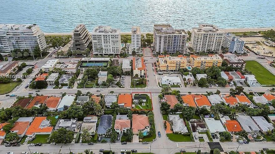 Rare Surfside Opportunity – Build Your Dream Home! Prime 6,869 sq. ft. corner lot just 5 min walk to Surfside’s pristine beaches & Four Seasons Hotel. Build up to 4,500 sq. ft. Large lots like this are rare! Existing fully renovated home generates $70K+/yr on Airbnb, sold as-is, furnished, with future bookings included – turnkey income while you plan. Experienced Surfside developers can manage the entire build for you – from design to completion. Owner financing available with 50% down payment. Don’t miss this chance to own & build in one of Surfside’s most desirable locations!