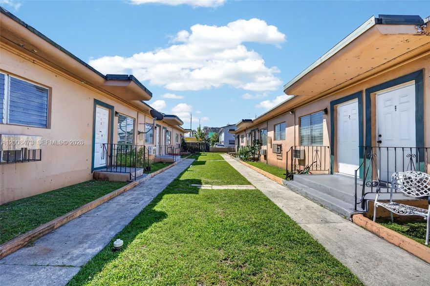 Excellent investment opportunity in Miami. This 5-unit multifamily property is 100% occupied, offering stable cash flow and strong rental demand. All units are 1 bed / 1 bath, ideal for the local rental market. The property has recently completed its 40-year recertification, reducing immediate capital expenditures for the new owner. Current rents present upside potential, allowing for increased income and improved returns. Centrally located with easy access to major highways, public transportation, and employment centers. This property is also available as part of a 10-unit portfolio (2100 & 2110 NW 24 ST) and can be purchased individually or together for greater investment scale. CALL US ANYTIME, WE PICK UP!!