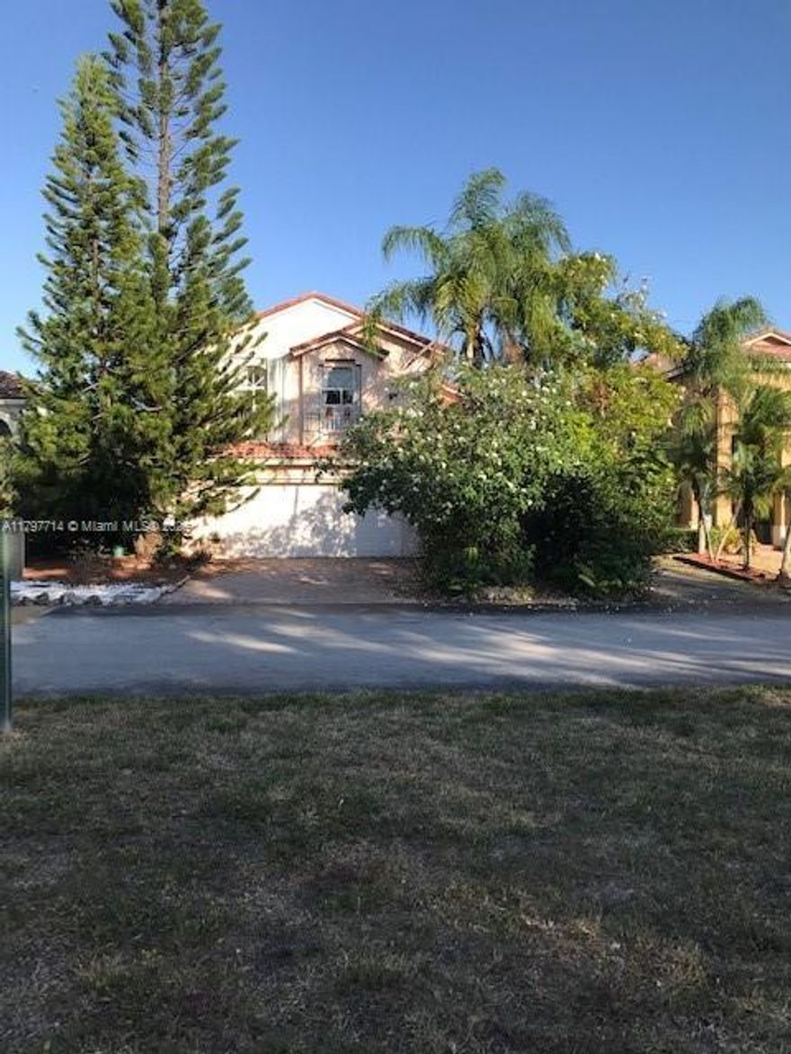 A lovely low maintenance single family home, with a resort backyard setting with a pool and lake view to relax and enjoy all while embracing the exotic lush landscaping from the comforts of this established community known as the Hammocks. Spectacular park within miles of lake. Has 4 bedrooms, 2-1/2 baths, plus a studio.
Large eat-in kitchen with 2-car garage. *Owner request (1) month post occupancy* Please see broker remarks for
showing instructions.