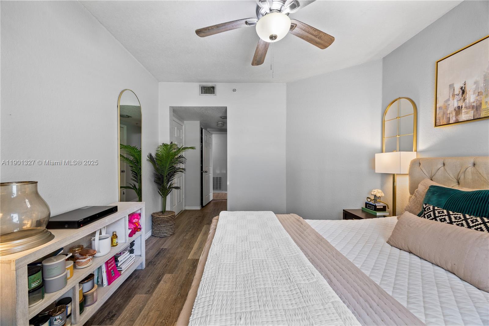 Beautiful 1 Bedroom, 1 Bath Condo with Den — Fully furnished and ready to move in! This unit features a versatile den that can be used as a small office, guest room, or nursery. Located in a prime area with resort-style amenities including a lake, pool, gym, and clubhouse. Enjoy easy access to I-75 and the Turnpike, plus shopping malls, dining, and entertainment just minutes away. Perfect for comfortable living.