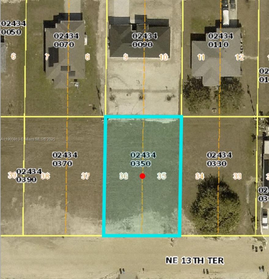 Beautiful vacant residential lot located in a growing area of Cape Coral Florida. Quiet street. This property offers a great potencial to build your new home or hold as an investment. Convenient access to schools, shopping, and main road. No HOA. City water assessment in place. Buyer assume remaining balance. Ready for your proyect!