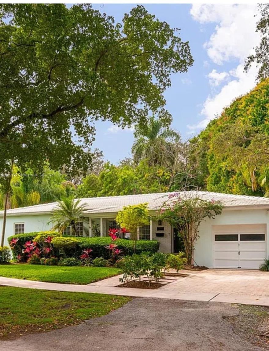 4 Bed / 3 bath house with pool on a  10,000 sq. ft. lot in the Platinum Triangle/Coral Gables on a beautiful, tree-lined street. The house can be upgraded ,refreshed or replaced Comes with an architectural project for a a new home( 5 bed /6 1/2 bath 6009 sq.ft. (permits in final stages) .
This property is located near top private schools, Sunset Elementary and easy access to parks, fine dining , shopping and entertainment options in Coconut Grove and South Miami.
Adjacent lot also available for purchase with a project in final permitting stages.
