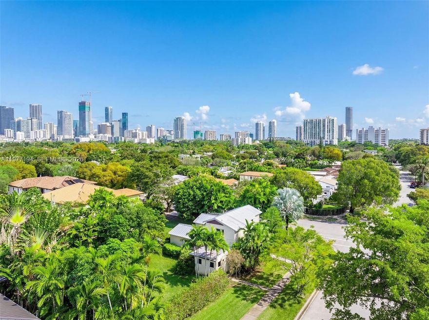 The crown jewel of The Roads is available for sale for the first time in 64 years. This once-in-a-lifetime opportunity offers one of the largest parcels in The Roads—21,150 sqft (nearly half an acre)—just steps from Brickell in one of booming Miami’s most sought-after locations. The property comprises three lots with a classic two-story residence. The home is a 1940s Miami gem featuring terrazzo and original Cuban tile flooring, Art Deco–inspired curved walls, and architectural details reminiscent of an era when grand soirées filled the spaces long before the social media-era. The residence offers 4 beds/4 baths and has been updated with a metal roof and impact windows, blending historic charm with modern improvements. These distinctive features provide the ideal backdrop for a renovation or expansion of a timeless Miami residence. Set across three lots, the property presents exceptional flexibility and development potential. A buyer may consider retaining the existing home and garage on two lots while selling the third, or explore building one to three new residences with a coveted Roads address. Parcels of this size rarely become available in such a prime setting, making this a compelling opportunity for builders, investors, or end users seeking a legacy property. Ideally located minutes from Brickell and Downtown Miami, The Roads also offers quick access to Coconut Grove and Coral Gables, placing the city’s best dining, culture, and business districts within easy reach.