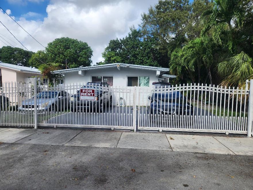 This freshly painted 2-bed, 1-bath duplex in Westend Park offers living unit with a remodeled bathroom, electric stove, stainless steel appliances . Located just minutes from Wynwood, Downtown Miami, and Miami Health District, this property provides unbeatable convenience for work, school, and entertainment. Commuting is a breeze with the Santa Clara Metrorail Station only a short distance away. Large backyard. Quiet street with gated parking. Hurricane Impact Windows and Doors.