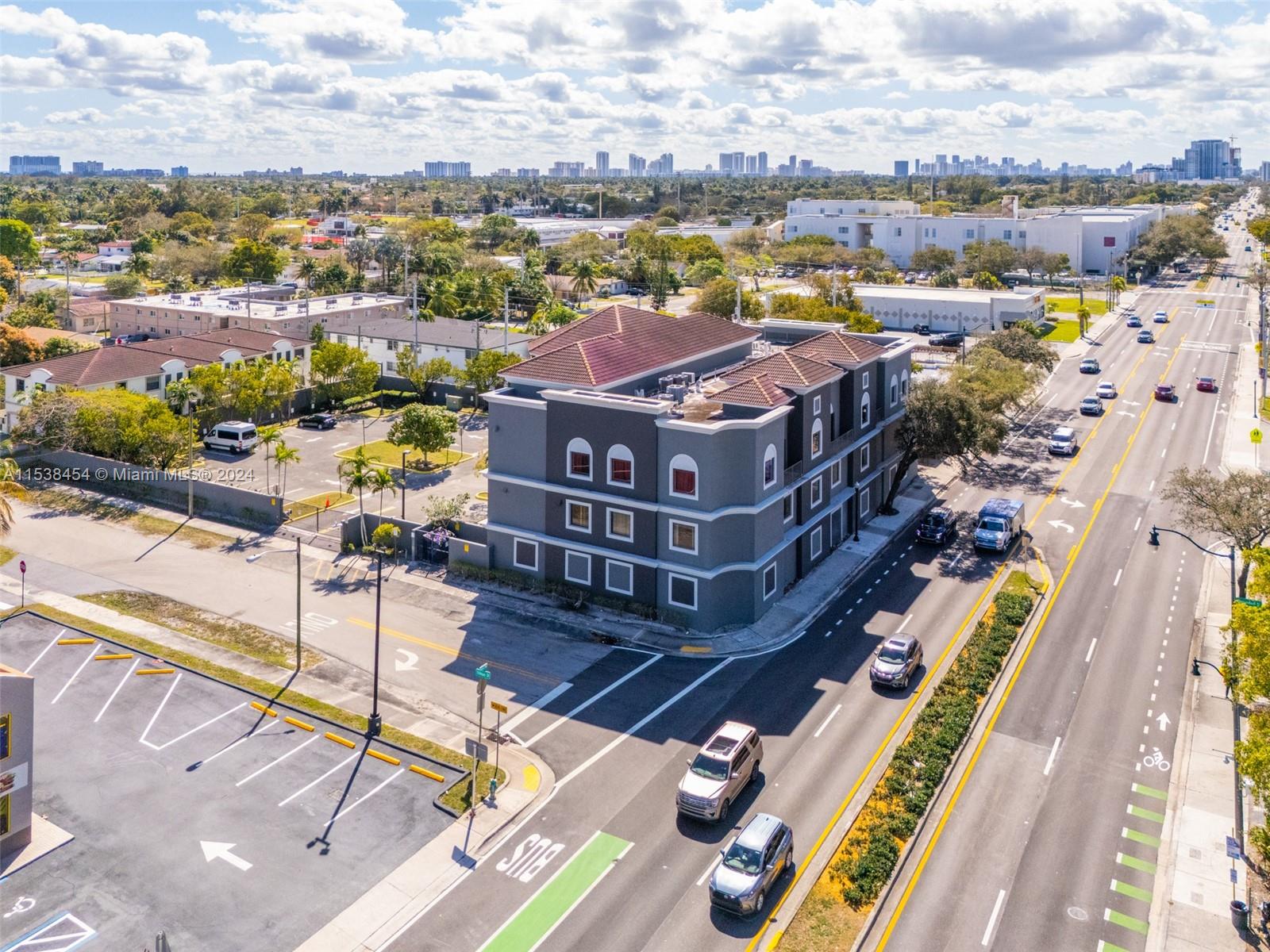 Ideally located at the NE corner of Sheridan St. and N. Federal Highway this professional building offers private interior and windowed individual offices ranging in size from 96-2,015 SF. All are available with ample free parking in this secure property with coded gate parking lot and main entry door. This modified gross lease includes electricity and water. Also available on the second floor is a 408 SF secure fire protected bank vault, see photos. Location is everything, this location is minutes from the Hollywood / Ft. Lauderdale Int'l Airport, Port Everglades, I95 and the Florida Turnpike, Ideal Location.