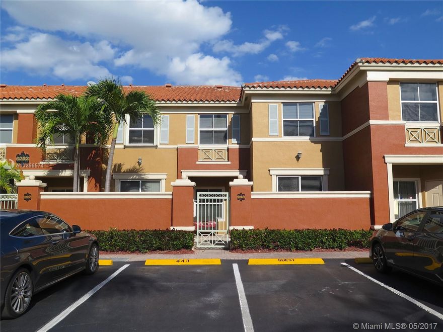 BEAUTIFUL 3/2.5 TOWNHOME, IMMACULATE CONDITIONS, TILE THROUGHOUT, LARGE FAMILY ROOM, 2 PATIOS, WINDOW TREATMENTS, WASHER & DRYER, ONE PARKING SPACE ASSIGNED PLUS GUEST, GATED COMMUNITY, WALKING DISTANCE TO EUGENIA B. THOMAS ELEMENTARY SCHOOL. READY TO MOVE IN, MINUTES AWAY FROM SHOPPING MALLS, PUBLIX SUPERMARKET, DORAL MEADOW PARK, AMONG OTHER BENEFITS.