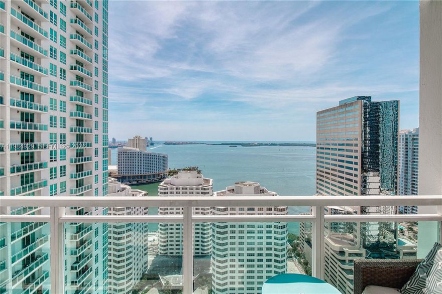 Live Limitlessly in this tastefully furnished 1 bedroom 1 bath unit with stunning ocean and bay views, at the Plaza Condominium. The picturesque condo is extremely well kept and will be your calm oasis away from the bustling Brickell Avenue. Featuring marble floors throughout, and stainless steel energy efficient appliances, this kitchen offers ample seating and storage perfect for entertaining. This unit promises the Miami lifestyle you're craving: wake up to a sunrise over the ocean, exercise along the expansive seawall, and walk within minutes to Brickell's most popular restaurants, shopping and entertainment destinations. Available for short term lease. Inquire today!