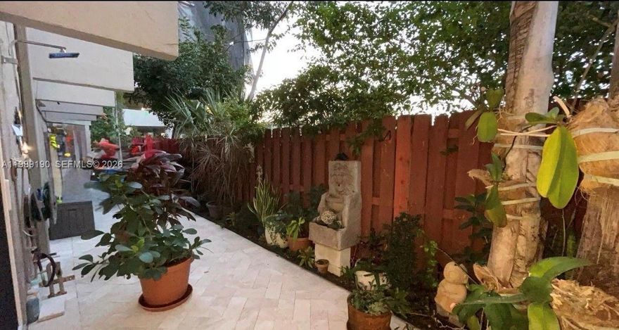 Private tropical retreat in the heart of Flagler Village where lifestyle meets location! This beautifully renovated and unfurnished 2BD/1BA first-floor residence features a stunning open-concept designer kitchen with quartz countertops, white shaker cabinets and stainless steel appliances and a breakfast bar with seating, flowing seamlessly into a spacious living and dining area. The updated bathroom impresses with floor-to-ceiling marble tile and a frameless glass walk-in shower. Washer and dryer in unit for your convenience.
Step through your private sliding glass doors into your own lush tropical oasis, a beautifully landscaped travertine patio with tropical plants and exotic gardens, fully fenced for complete privacy. Your private gated entrance through the backyard fence means you come and go on your own terms. Your four legged family member will love it too!
And the location is unmatched. Brightline station literally steps away connecting you to Miami Brickell and Orlando. Stroll to Las Olas world class dining, cafes and nightlife. Fort Lauderdale Beach is just 10 minutes away. Steps to Flagler Village art walks, breweries, coffee shops and vibrant neighborhood parks.
One assigned parking space plus guest parking. Small pets welcome. 
Unfurnished. Available May 1st. Photos shown furnished for staging, unit delivered unfurnished at move in. Your next home is waiting. Schedule your showing today!

HOA approval, 650 min credit score,  First last, & Security Deposit