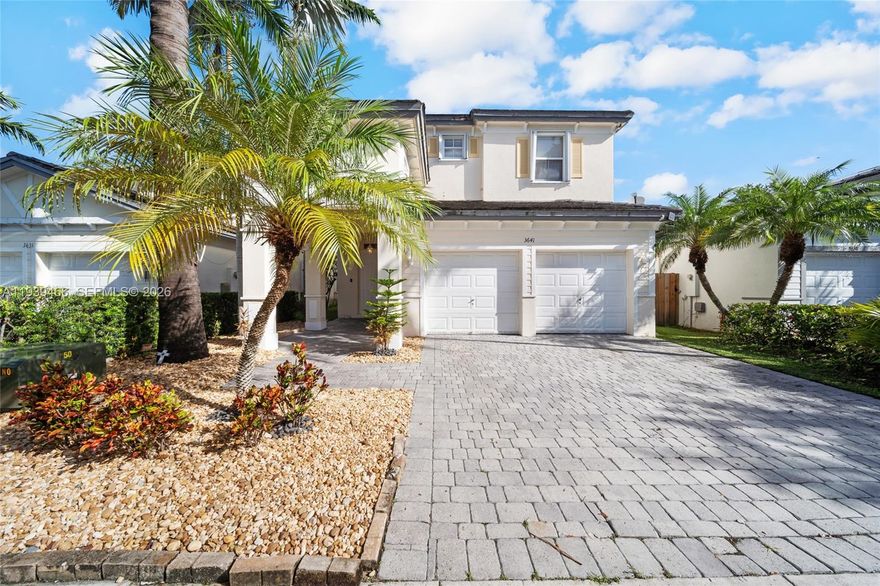 Discover this beautifully maintained two-story home in the sought-after **Bali at Oasis** community, offering direct access to the Biscayne–Everglade Greenway Trail and serene waterfront views right from your backyard. This spacious residence features **5 generous bedrooms**, **2 full bathrooms**, and a convenient **guest bath on the main level**—perfect for comfortable living and hosting. Step into a bright, airy foyer with soaring ceilings and an open floor plan that fills the home with natural light. The seamless flow between the living, dining, and family areas creates an ideal setting for everyday living and gatherings. The large kitchen offers abundant counter space and a walk-in pantry—an excellent setup for anyone who loves to cook. Additional highlights include a **2-car garage**, a driveway accommodating two more vehicles, and **newly installed A/C and ductwork** for year-round comfort.  A wonderful rental opportunity in a prime location—ready for you to move in and enjoy.