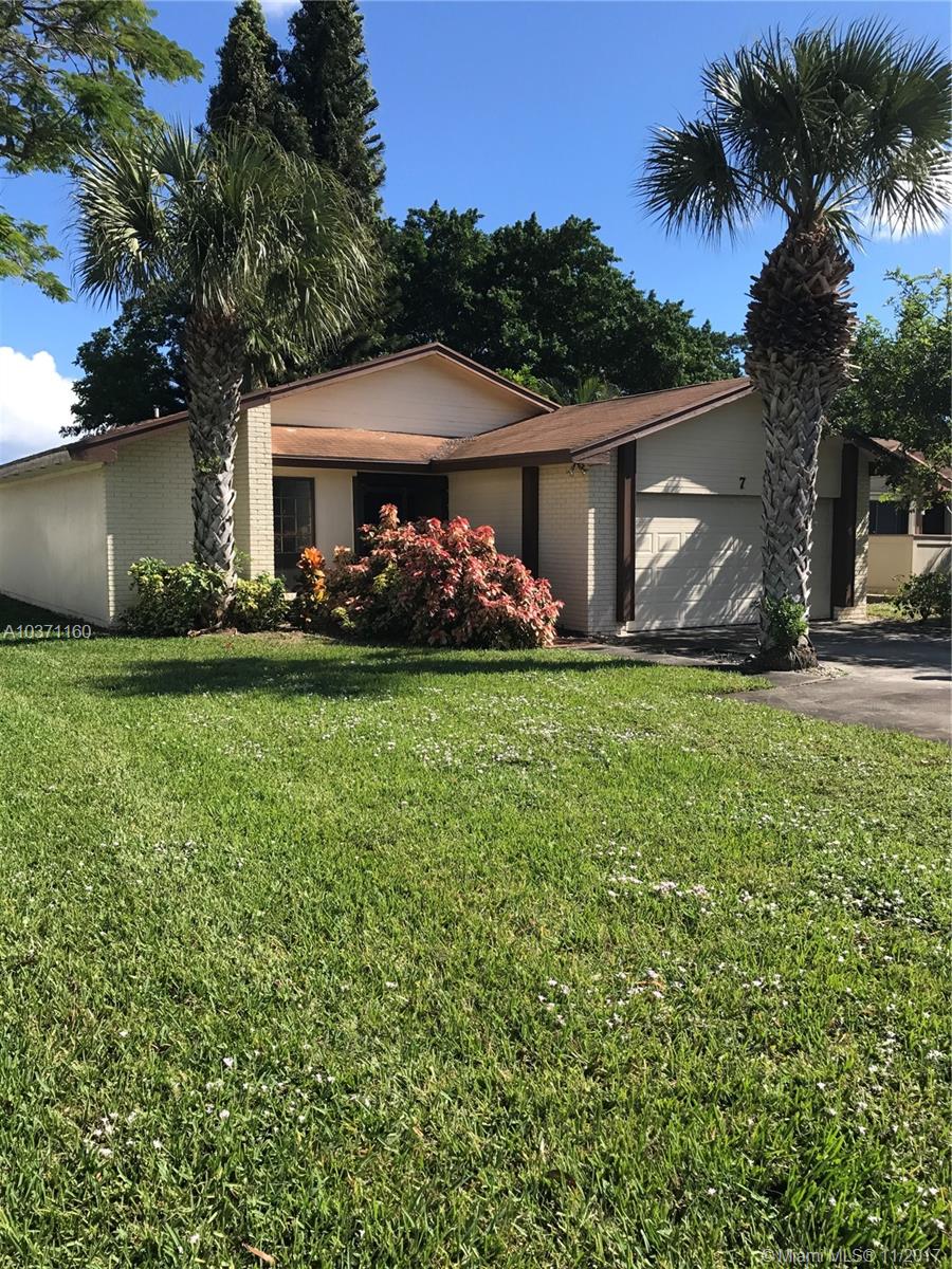 Beautiful 2/2 single family home with 2 car garage and lots of green. In the heart of Boynton Beach, close to major highways, restaurants and shops, but still a very nice quiet neighborhood. This property was fully renovated 3 years ago, kitchen and bathrooms with granite countertops, new cabinets, stainless steel appliances. Laminate floors in bedrooms and tile floors in the rest of the house. This is a great opportunity for someone looking for a great place to live.