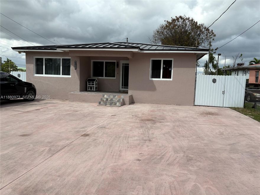 Welcome to this beautifully remodeled 6-bedroom 3 bath home!. An efficiency for an extra income. With a brand-new roof and tasteful finishes throughout, this home is move-in ready and waiting for you. Impact windows and doors, New Kitchen, New Roof, and the A/C was installed on from March 24. EVERYTHING IS NEW! Enjoy the large fenced yard, perfect for outdoor gatherings or relaxing. Laundry room in the property and also in the efficiency. Don't miss the chance to make this inviting space your own! There are violation and liens that the new owner will have to assume. Property is being sold in As Is Condition.