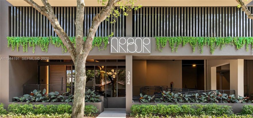 *Move in ready* Welcome to Arbor Coconut Grove, where the art of living is redefined. Nestled in the heart of the Village of Coconut Grove, our exclusive community offers more than just residences;it offers a lifestyle that harmonizes with nature.Arbor stands as a low-rise 5 story sanctuary with only 45 spacious residences, emphasizing low density to provide a sense of privacy & tranquility that complements this vibrant neighborhood. Every residence at Arbor comes with flooring, a minimum of 10' high ceilings & each comes with a den that adapts to your lifestyle, a home office, or a creative space that suits your unique needs.