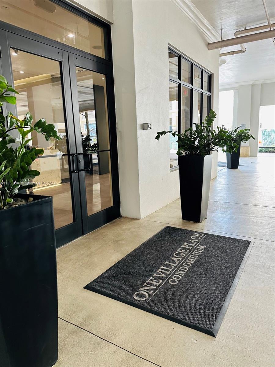 Spacious 2/2 unit is tiled throughout with open concept living/kitchen area and washer & dryer inside. Steps away from Merrick Park, restaurants, shops and metro rail. Building has 24 hour security, pool, gym and assigned parking for one car. Second parking space can be leased from the association.