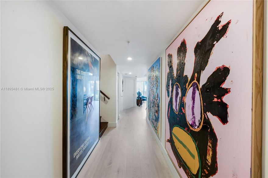 Discover a blend of minimalism and luxury in Brickell with this stunning 2-story art loft. Enjoy captivating views of the Miami River, Biscayne Bay, Miami Beach & Downtown. Boasting the largest floor plan in the building, featuring 2 terraces and plenty of storage. Floor-to-ceiling impact windows offer abundant natural light. Light flooring, crafted and imported from Switzerland, adorns the entire space. Premium appliance package includes KitchenAid appliances and Miele W/D. 30-day minimum rentals. Five-star amenities, 24-hour concierge, security, 2 heated pools, spa, fitness & business center. Great location next to Brickell City Centre, metro mover, shops and restaurants.