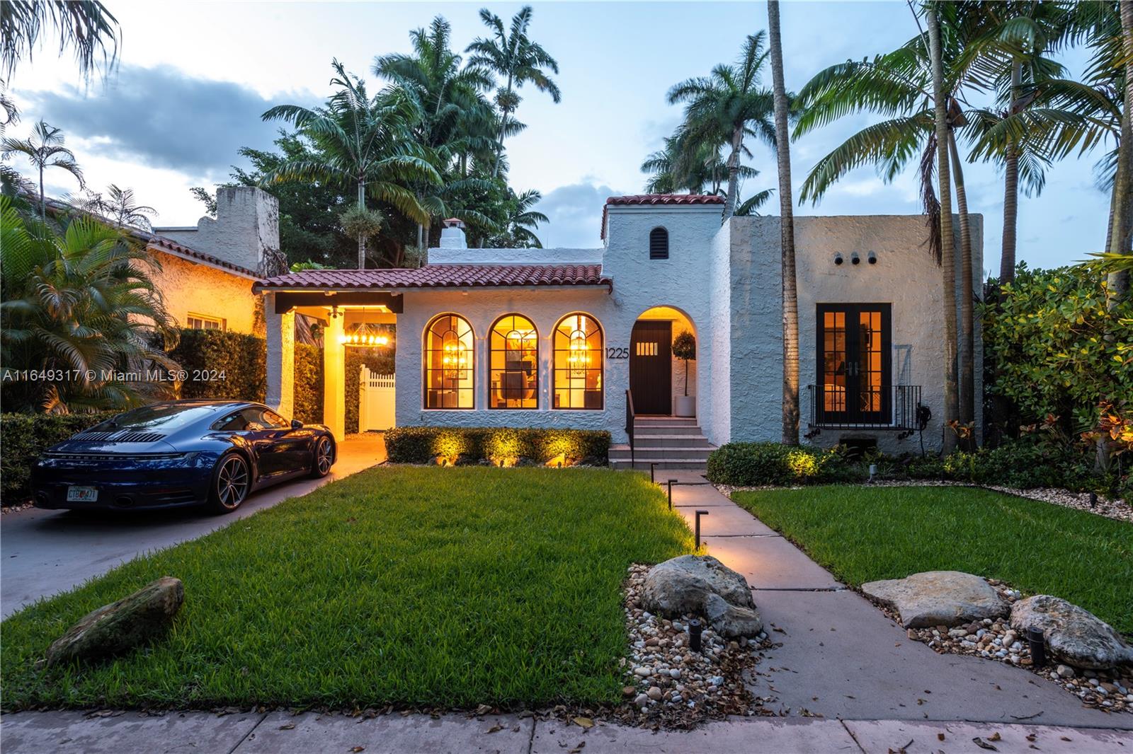 Welcome to this newly renovated 3-bedroom Spanish-style gem in the heart of Coral Gables on the prestigious Alhambra Circle. This exquisite home seamlessly blends classic charm with modern elegance, featuring an open floor plan, arched doorways, and vaulted ceilings. The gourmet kitchen boasts top-of-the-line appliances and marble countertops, perfect for entertaining. Retreat to the master suite with a luxurious en-suite bath. Step outside to your private oasis with a sparkling pool and lush landscaping. The charming cottage in the back offers additional living space, ideal for guests or a home office. Enjoy the best of Coral Gables living in this captivating residence. Call listing agent for showing instructions. 24 hours notice.