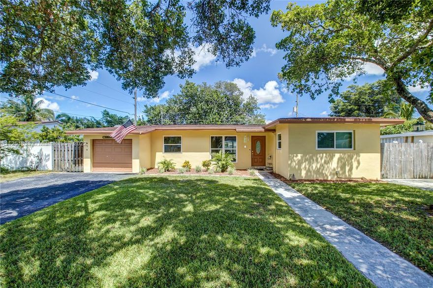 Check Out This Move In Ready Single Family Home with NO HOA in the Heart of Plantation! This Wonderful Abode is Centrally Located Near Tons of Shopping, All Major Highways, Restaurants, Pet Friendly Parks, Golf Courses, and Only Minutes to the Best Beaches in South Florida! FEATURING: Impact Windows, Stainless Steel Appliances, Spacious Bedrooms, Massive Back yard with a New Fence Installed, Storage Shed Included, Lush Landscaping including Banana, Papaya, Coconut, Lemon Grass, Large Covered Porch, & Plenty of Space for a Playground, Pool, and additional Gardening. There are Two Separate Driveways with Room for a Boat, RV, Jet ski's, etc., Garage has been Converted and can be a 4th Bedroom. This Property is Investor Friendly with No Rental Restrictions. The List Just Keeps Going On.....!!!
