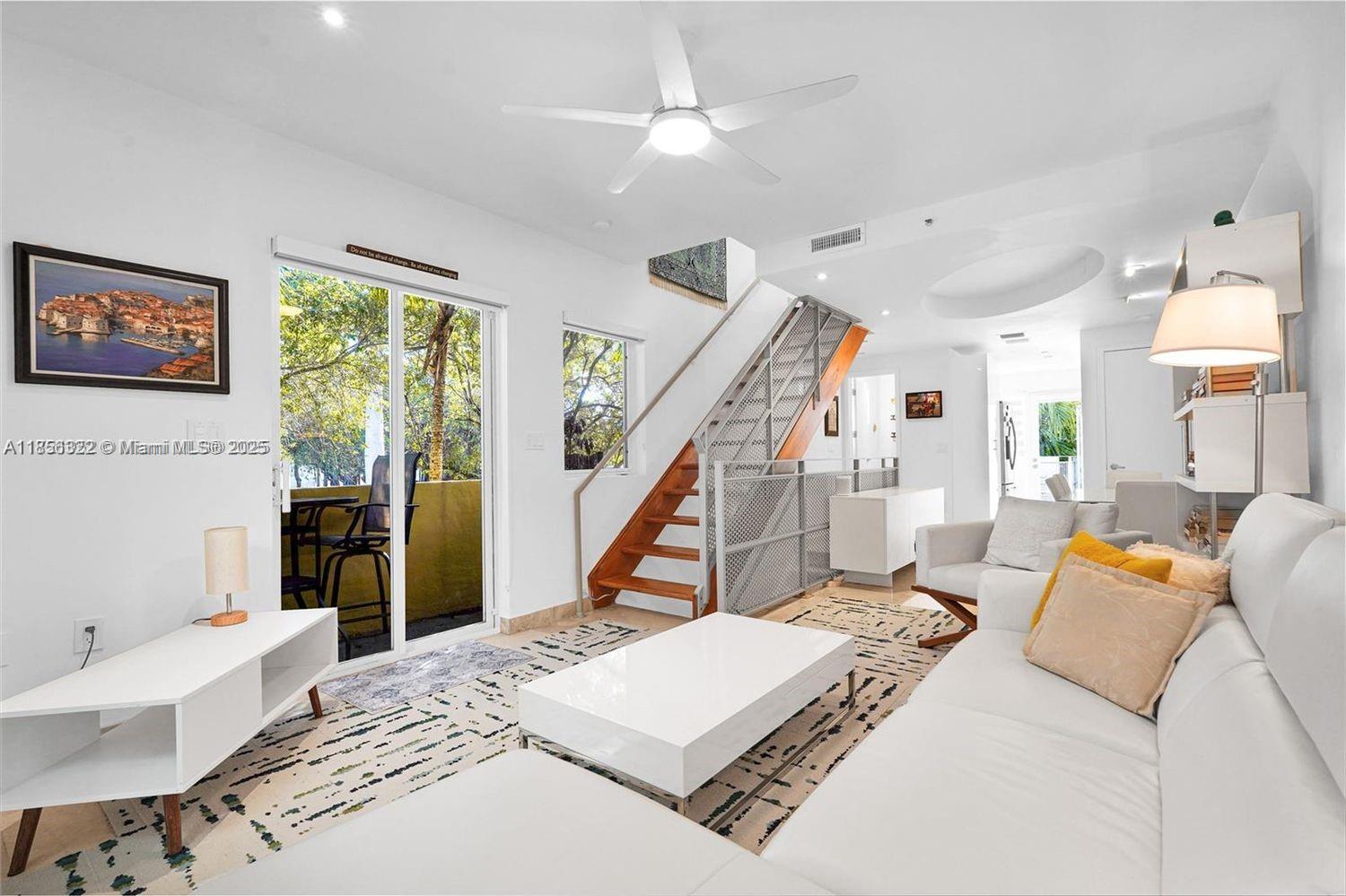 Experience elevated living in this beautifully renovated two-bedroom corner unit townhouse in the sought-after South of Fifth neighborhood. This prime location offers a vibrant lifestyle, just a few blocks from the beach, upscale dining, coffee shops, Flamingo Park, and more. The home features sleek stainless steel appliances, two private balconies, impact windows and doors, and the convenience of an in-unit washer and dryer. A converted garage provides versatile space, ideal as a third bedroom or additional living area. Available for a minimum six-month lease, this townhouse perfectly blends comfort and style in an unbeatable location.