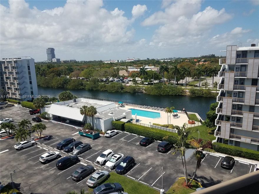 Large 2 bedroom/2bathroom unit. Nice balcony with a great view of the golf course. 
Stainless kitchen, central AC, walk-in closets, 1 assigned parking space, pool, social room, exercise room and laundry on premises. 
Close to Aventura mall. NO pets, by Association. No short term rentals allowed.