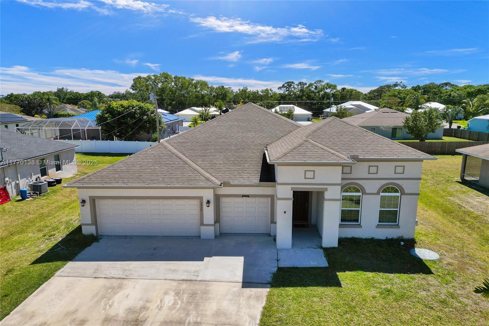 This beautiful 4 bedroom 3 bath home was built just for you! You will be amazed on how spacious this floor plan. As you step into the entry way you will notice no your right is your office that is large enough for multiple home workers and a few steps from there is an additional guest bedroom. As you leave the entry way the home opens to a dinning area large enough to seat 12. After a long day of work you can relax by walking into your gourmet style kitchen. The gourmet kitchen will impress with granite counter tops, 42in cabinets, stainless steel throughout and a large island that overlooks the spacious and light family room. This open floor plan is perfect to entertain guests or just enjoy a quiet night.