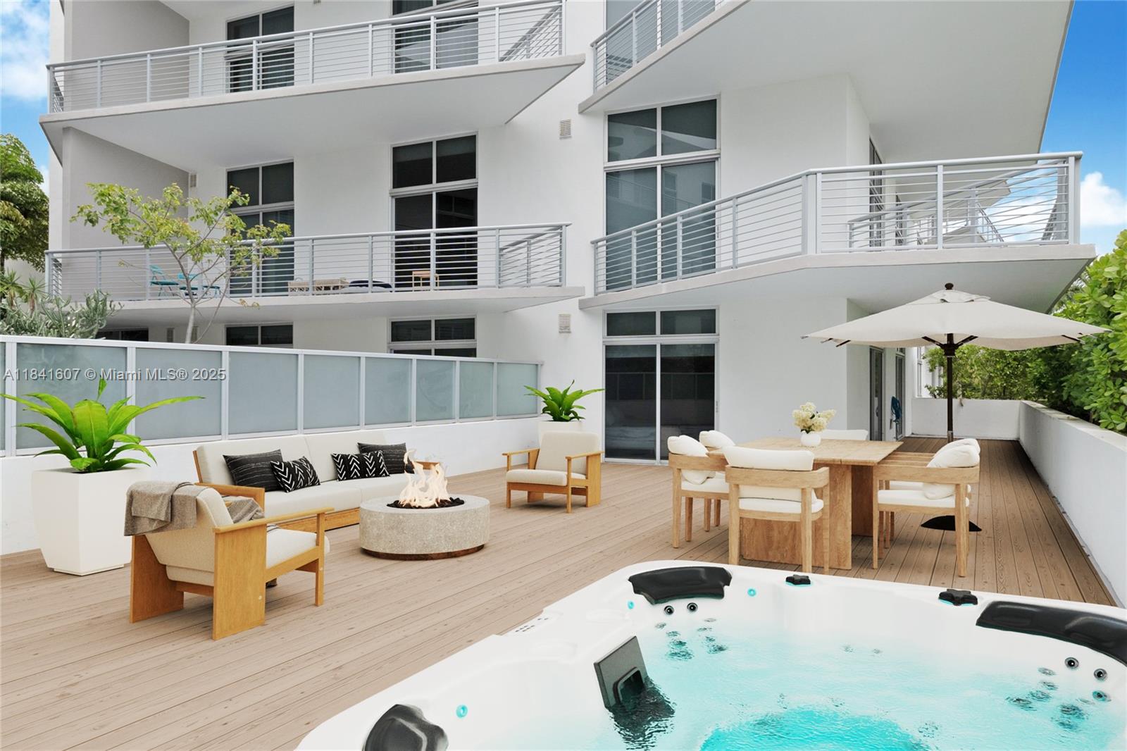 One-of-a-kind residence at 2001 Meridian! Unit 314 is the only home in the building with over 1,000 SF of private outdoor space, a rare opportunity in the heart of Miami Beach. This stunning loft-style unit features soaring ceilings, polished concrete floors, a sunlit open floor plan, and a sleek chef’s kitchen. Recent upgrades include a newer A/C, washer/dryer, and updated panel. Enjoy two covered tandem parking spaces and resort-style amenities: rooftop pool and spa, brand new fitness center, 24/7
concierge and doorman. Unbeatable location near Lincoln Road, Sunset Harbour, and the beach.