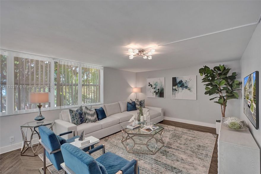 This gorgeous 3 bedroom 2 bathroom property offers all of the comfort and luxury of living in the city of Aventura.  Every amenity you need is within walking distance.  Very close to Aventura Charter Elementary (ACES), Aventura Waterways K-8 Center and Don Soffer Aventura High School.  Also, this community is within walking distance to Aventura's world-class shopping and dining. South Beach and 2 international airports are conveniently located within 30 minutes.  This is a meticulously maintained property with upgraded baths and kitchen.
The furnishings are staged items and are no longer in the property.