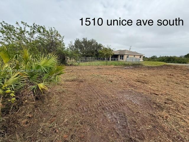 The Lot has been cleared of bushes, and the survey has already been done.