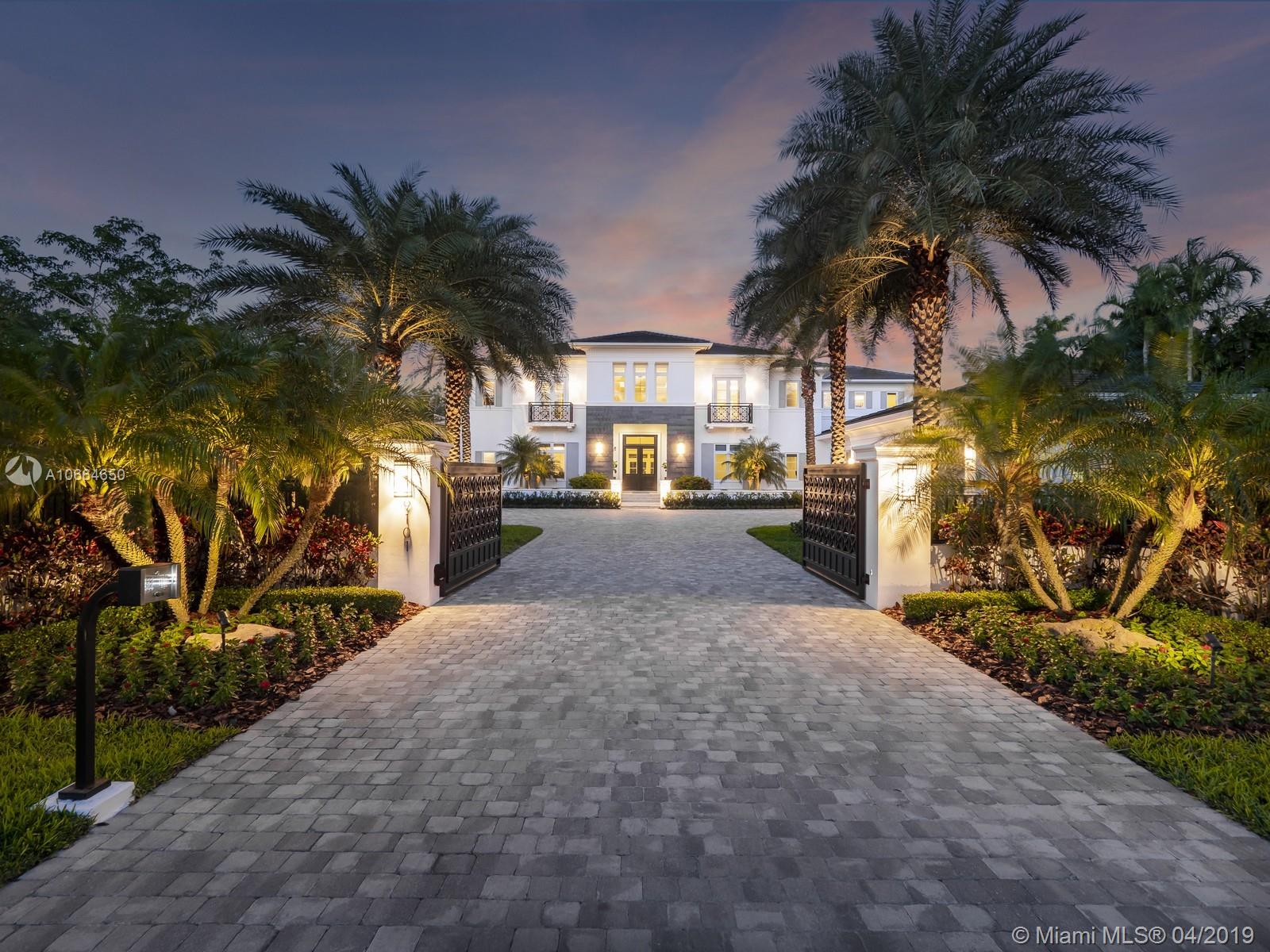 Prestigious Estate in renowned Stritter Court. Style & Elegance defines this magnificent home w/dramatic large living spaces on nearly an acre. As you walk-in thru the stunning foyer encounter double height ceilings leading to the formal living rm & dining rm. Walk-in wine cellar & bar area, marble & wood flrs throughout. Stunning gourmet kitchen overlooking the family room. Lavish master suite offers a separate sitting rm, private terrace, walk-in closet & impressive master bathrm featuring glass enclosure shower, tub, double vanity & water closet. Enjoy the inviting outdr oasis w/summer kitchen, covered terraces, pool & spa, plus ample green space. Other Features include: Playrm, media rm, home elevator, 3 car garage. VISIT OUR PROPERTY VIDEO: https://youtu.be/yC4nwD3T1vk