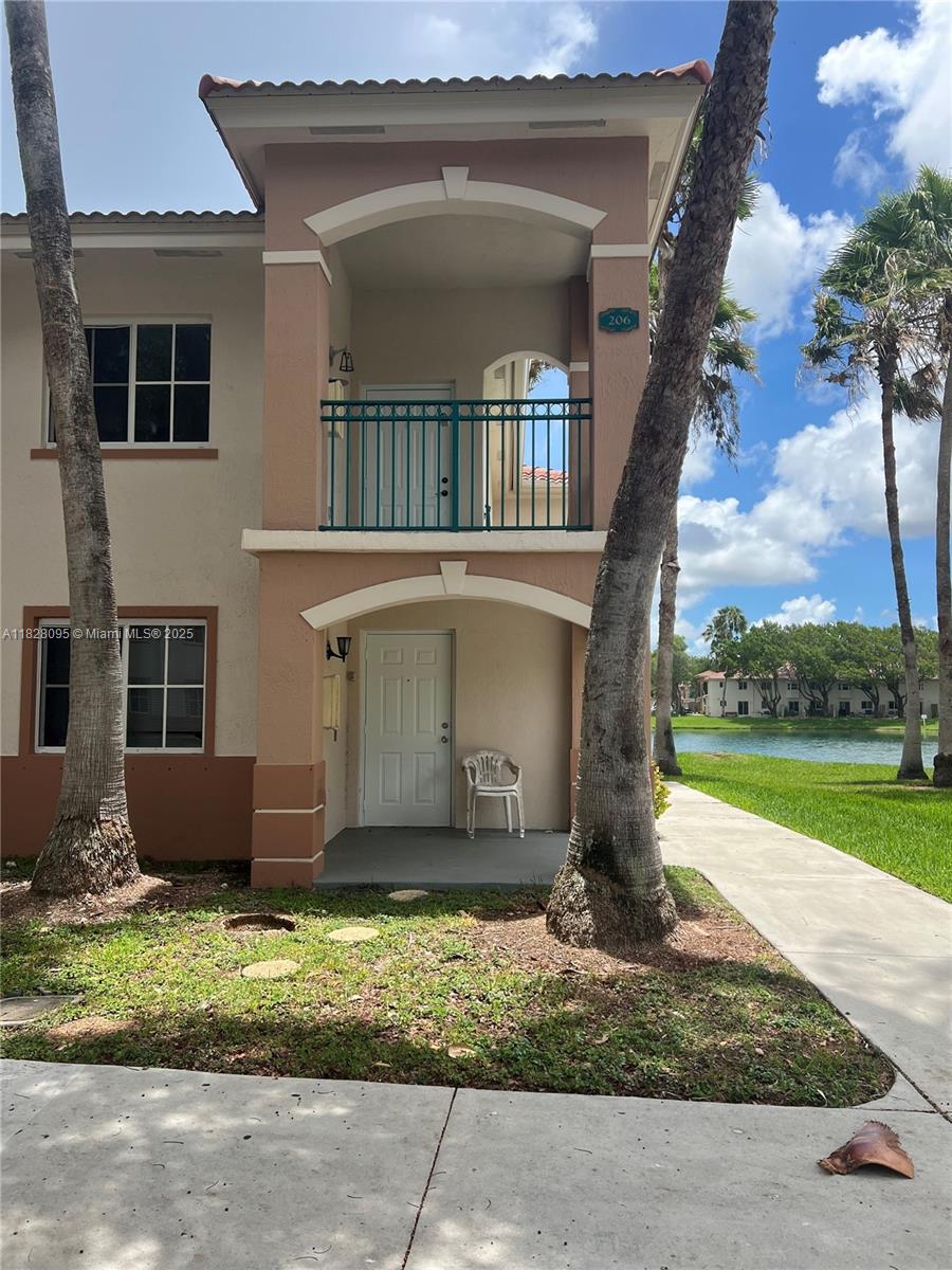 NICE 3 BEDROOM 2 BATH SECOND FLOOR CONDO IN GATED COMMUNITY. UNIT IS TILE THROUGH OUT AND FRESHLY PAINTED WITH A BEAUTIFUL VIEW OF THE LAKE. COMMUNITY IS GATED WITH A COMMUNITY POOL.