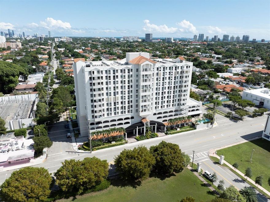 Gables Terrace… where comfort meets timeless style! This stunning residence showcases elegant marble floors and sweeping 180° western skyline and sunsets. Bright, open living and dining area, a well-appointed kitchen, and a large pantry with an in-unit washer and dryer. Both bedrooms are spacious. Residents enjoy elegant, updated hallways, 24-hour security, a pool, gym, and assigned covered parking. This pet-friendly and rentable community is perfectly positioned at the gateway to Coral Gables, minutes from Miracle Mile, Coconut Grove, premier dining, shopping, and entertainment. Close to top-rated schools, the University of Miami, Miami International Airport, and major medical centers—an exceptional opportunity to own in one of Miami’s most desirable locations!