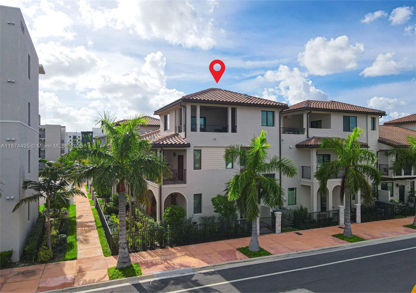 Enjoy the best of Downtown Doral in this spacious 3-story townhome with this Fully Furnished 3 bedrooms, 3 full bathrooms, and 2 half bathrooms. This home offers a private rooftop patio and balcony, perfect for relaxing or entertaining. The master suite boasts a large walk-in closet and oversized windows that fill the room with natural light. The chef-inspired kitchen features stainless steel appliances, elegant cabinetry, and a quartz eat-in counter. Additional conveniences include a fully equipped laundry room and a two-car garage. The community offers resort-style amenities, including a grand clubhouse, pool, fitness center, and kids' water park. Located just steps from fine dining, shopping, and scenic paseos, this townhome provides a luxurious lifestyle in a prime location.