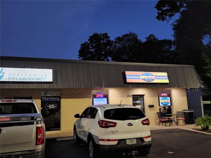 Tremendous investment opportunity for the new owner to invest in a restaurant-24 hours, with more than 14 years of operation and an established clientele and with great advantages such as its location, complete equipment, ample parking , food offerings and opportunity for growth. Sellers offer provide 2 weeks of extensive training on the management and operations from the date of closing. Seller offer instruct Buyer on processes and provide the restaurant’s current recipes. is located on a high-traffic main avenue with High volume of potential customers due to its proximity to tourist and entertainment sites that handle permanent volumes of visitors such as the Tampa Zoo and Busch Gardens, the Buccaneers and NY Yankees stadiums. Just minutes from the international airport.