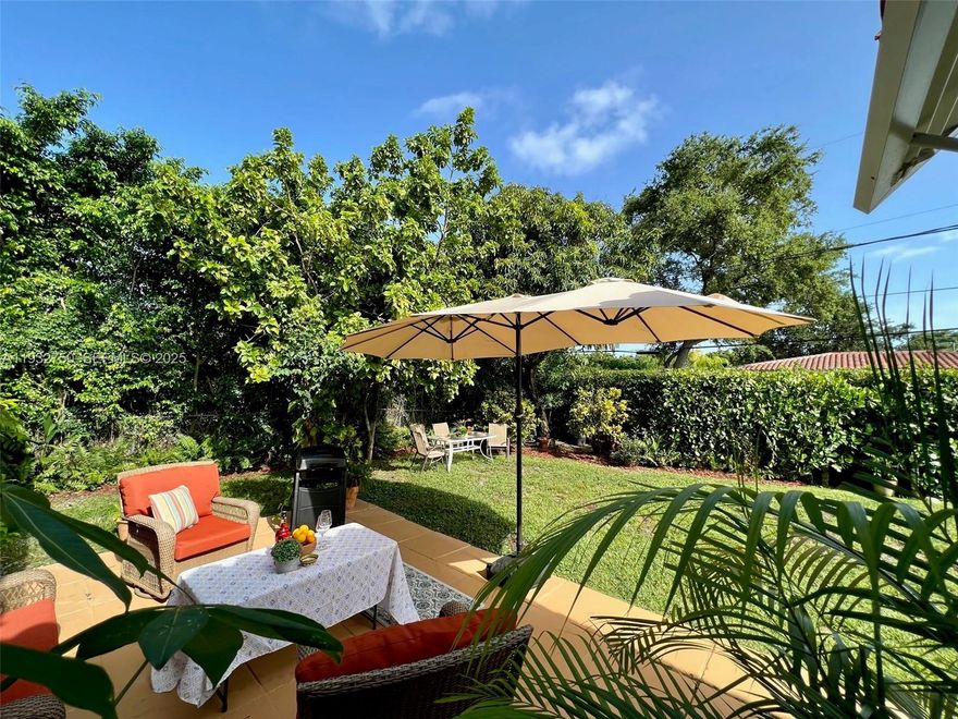 Discover this beautiful (3/2) home ideally situated in the heart of Coral Gables, just steps away from shops, restaurants, and galleries. This unfurnished gem is ready for immediate move-in. Features: Modern Kitchen: Equipped with quartz counter tops and brand-new stainless-steel appliances. Private Backyard: Enjoy a large, secluded backyard featuring mango and avocado trees. Spacious Laundry Room and Circular parking Utilities Included: Water and lawn maintenance are covered. Recent Renovations: The house has become available again following significant renovations, including polished hardwood floors, fresh paint, and upgraded fixtures. Don't miss out—this rental won't last long! Contact us today to schedule a viewing and start enjoying the Coral Gables lifestyle!